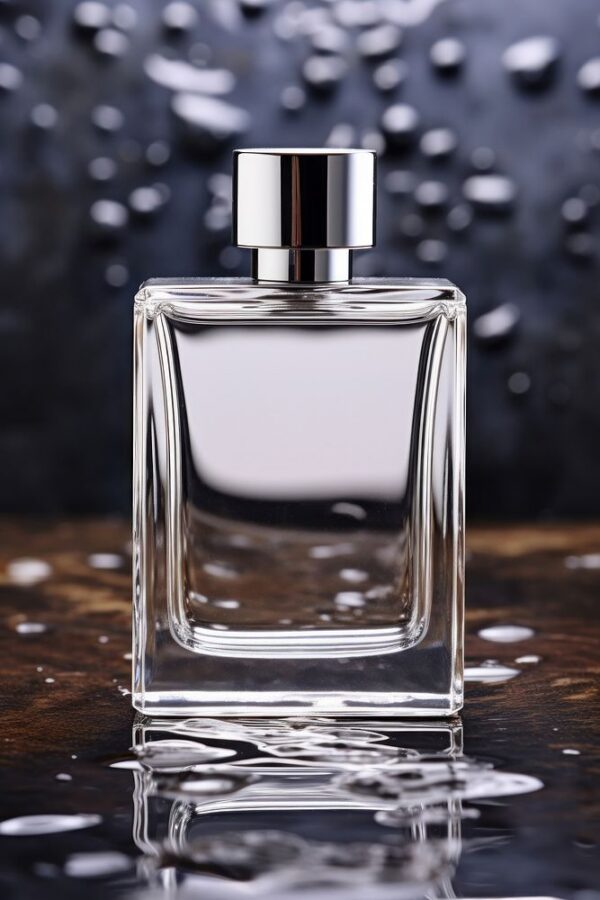 Glossy perfume cosmetics bottle reflection. Jo Malone English Pear & Freesia